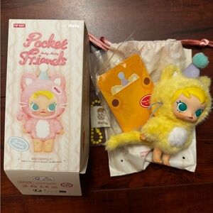 Pop Mart Pocket Friends Baby Molly Plush keychain